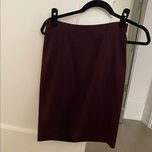 Burgundy skirt perfect for fall/winter!